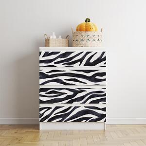 IKEA MALM bútormatrica - zebra