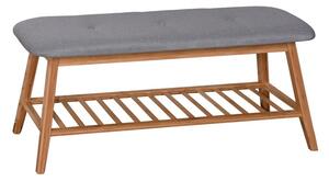 Bancuta pantofar, Zerma, Natural, 100x30.5x44 cm