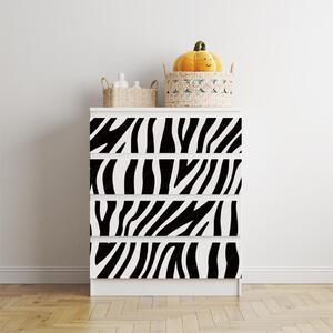 IKEA MALM bútormatrica - zebra csíkok