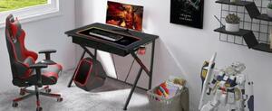Gamer asztal, 116x73x76cm