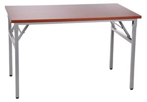 ALB-NY-A024/136 összecsukható asztal szürke vázzal (140 cm)