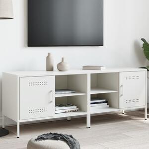 2 db fehér acél TV-szekrény 68 x 39 x 50,5 cm