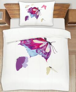 BUTTERFLY fehér lepedő 70x90cm + 140x200cm