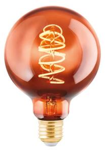 Eglo 110092 Decor Spiral E27-LED-G95 dimmelhető gömb fényforrás, 4W=3W, 2000K, 30 lm