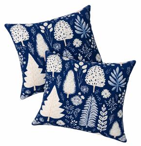 Szett 2 db Párnahuzat INDIGO BLOOM 45x45 cm