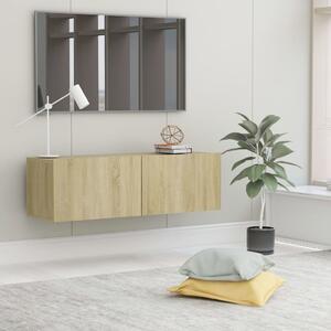 Sonoma tölgy szerelt fa TV-szekrény 100 x 30 x 30 cm