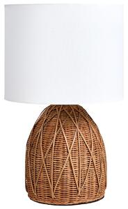 Asztali lámpa NILWALA Rattan Természetes