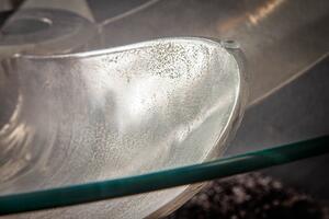 Üveg a hajócsavar étkezőasztalra LA MER 105 cm - színtelen