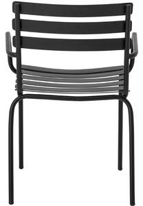 Fekete fém kerti szék Bloomingville Monsi