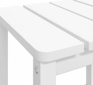 VidaXL fehér HDPE kerti adirondack asztal 38 x 38 x 46 cm