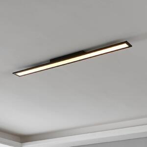 EGLO connect Salobrena-Z LED mennyezeti lámpa, 120x10cm, fekete, dimmelhető, Fekete, Nappali / Étkező, Alumínium, Modern