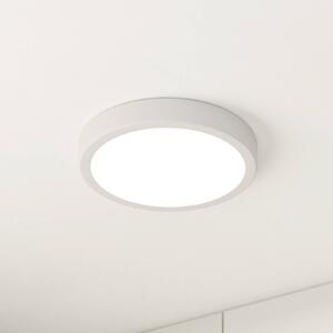 EGLO LED mennyezeti lámpa Fueva 5 IP44 3000K fehér Ø21cm, Fehér / opál, Fürdőszoba, fém