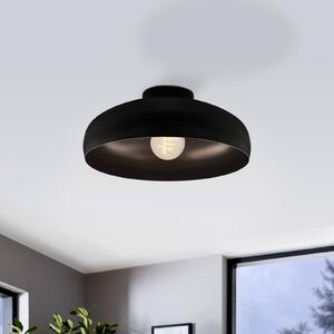 EGLO Mogano mennyezeti lámpa, Ø 40 cm, fekete, acél, dimmelhető, Fekete, Nappali / Étkező, fém, Modern