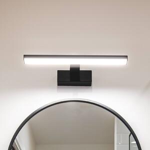 EGLO LED fali lámpa Pandella 1, hossza 40 cm, fekete, alumínium, Fekete, Fürdőszoba, Alumínium, Modern