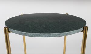 Timpa zöld tárolóasztal márvány asztallappal - White Label