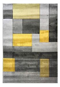 Cosmos szürke-sárga szőnyeg, 160 x 230 cm - Flair Rugs