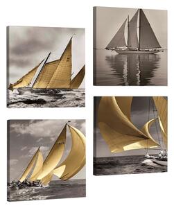 Boats többrészes kép, 33 x 33 cm