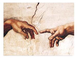 Vászon fali kép Michelangelo másolat, 40 x 30 cm