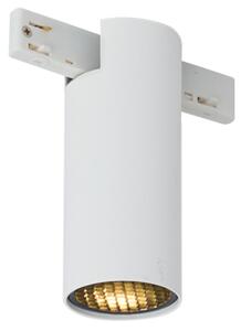 Modern spotlámpa fehér színben 1 fázisú sínrendszerhez GU10 35mm - Slimline Nubee Honey
