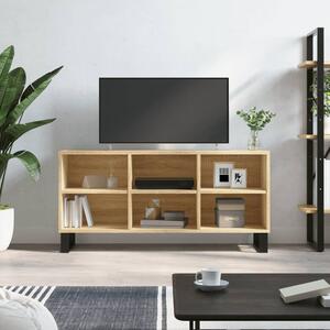 Sonoma tölgy színű szerelt fa TV-szekrény 103,5x30x50 cm