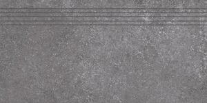 Lépcső Fineza Abe sötétszürke 30x60 cm matt SCABE36DGRR