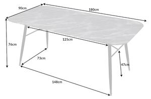 Étkezőasztal ORION 180 cm - szürke
