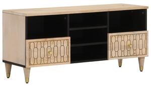 Tömör mangófa TV-szekrény 100 x 33 x 46 cm