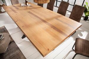 Étkezőasztal UNIVERSE 240 cm - természetes, fenyőfa