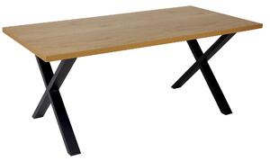 Étkezőasztal LAFT X 160 cm - természetes