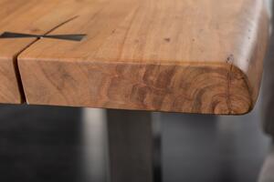 Étkezőasztal MATUM ART 220 cm - barna