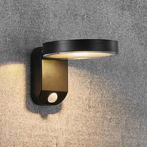 LED napelemes fali lámpa Rica Round, kerek
