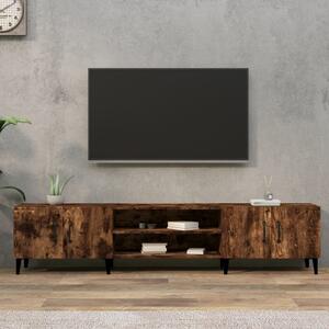 Füstös tölgy színű szerelt fa TV-szekrény 180x31,5x40 cm