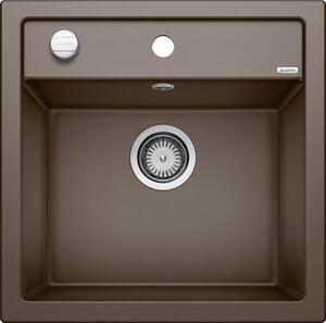 BLANCO DALAGO 5 Silgranit egymedencés gránit mosogató automata dugóemelő, szifonnal, kávébarna, beépíthető