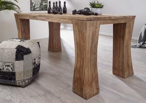Massziv24 - OXANA Étkezőasztal 180x90x78, kezeletlen, teakfa, natúr