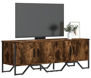 Füstös tölgy színű szerelt fa TV-szekrény 122 x 34 x 41 cm