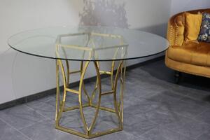 Arany modern étkezőasztal 150cm 75cm