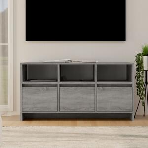 Szürke sonoma szerelt fa TV-szekrény 102x37,5x52,5 cm
