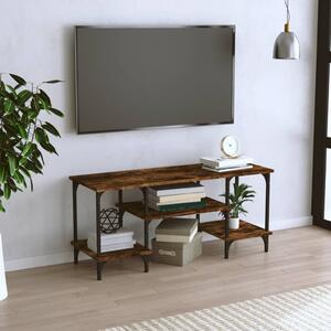 Füstös tölgy színű szerelt fa TV-szekrény 102 x 35 x 45,5 cm