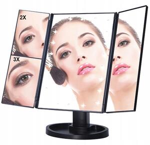Extralink EX.23803 LED Asztali Kozmetikai Sminktükör 50 x 10 x 47,5 cm - Fekete
