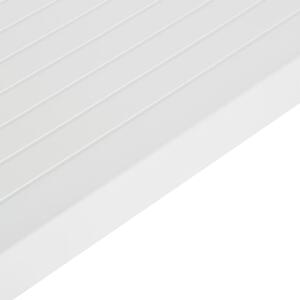 VidaXL fehér polipropilén kerti asztal 150 x 90 x 72 cm