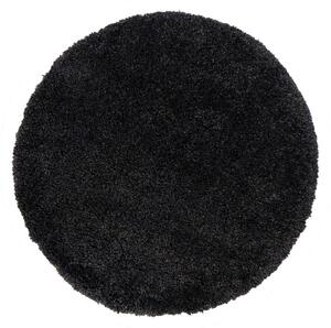 Sparks fekete szőnyeg, ⌀ 133 cm - Flair Rugs