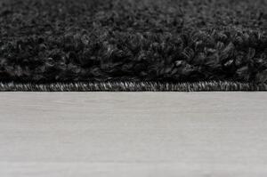 Sparks fekete szőnyeg, ⌀ 133 cm - Flair Rugs