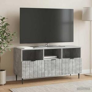 TV szekrény fiókkal Betonszürke 102 x 34,5 x 50 cm Szerelt Fa