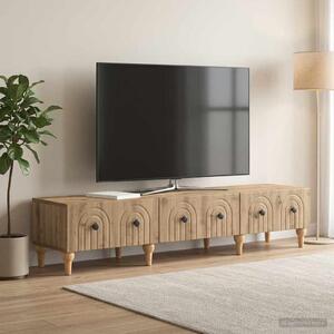 TV szekrény Kézműves Tölgy 147 x 34,5 x 30 cm Szerelt Fa