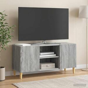 TV szekrény Szürke Sonoma 102 x 34,5 x 50 cm Szerelt Fa