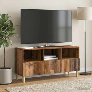 TV szekrény fiókkal Antik Fa 102 x 34,5 x 50 cm Szerelt Fa