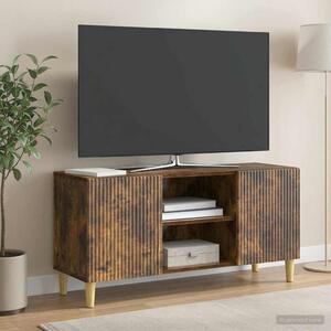 TV szekrény Füstös Tölgy 102 x 34,5 x 50 cm Szerelt Fa