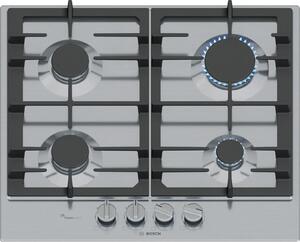 Bosch Serie 6 PCP6A5I90 főzőlap Rozsdamentes acél Beépített 58 cm Gáz 4 zóna