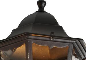 Kültéri lámpa fekete 220 cm 3 fényű IP44 - Havanna