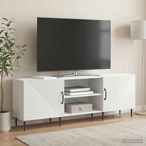 TV szekrény Magasfényű Fehér 150 x 31 x 50 cm Szerelt Fa